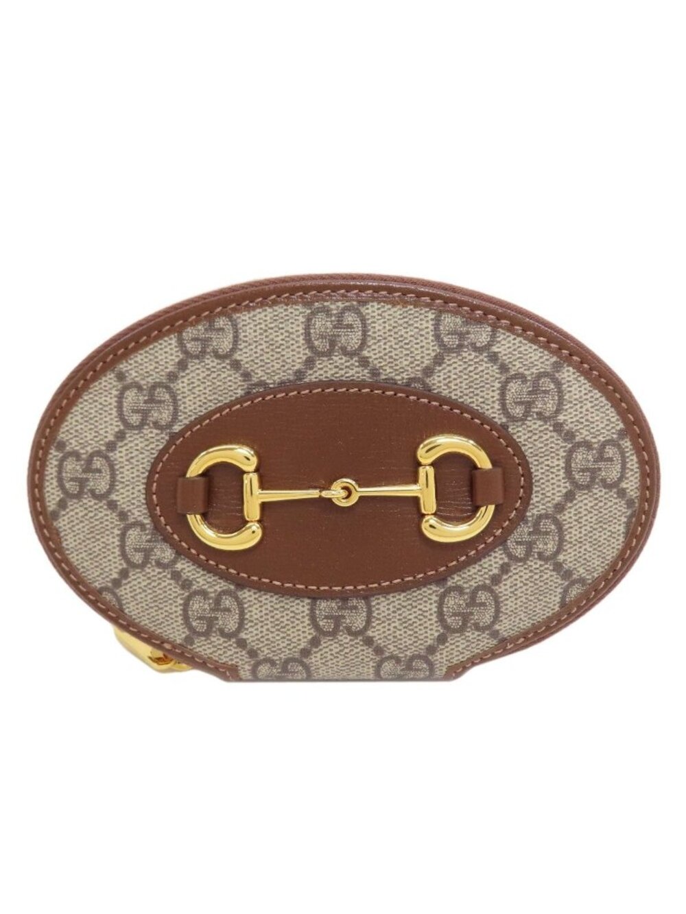 Gucci Horsebit GG Supreme Coin Purse Leather